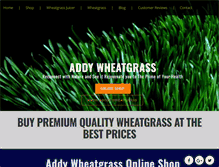 Tablet Screenshot of addywheatgrass.com